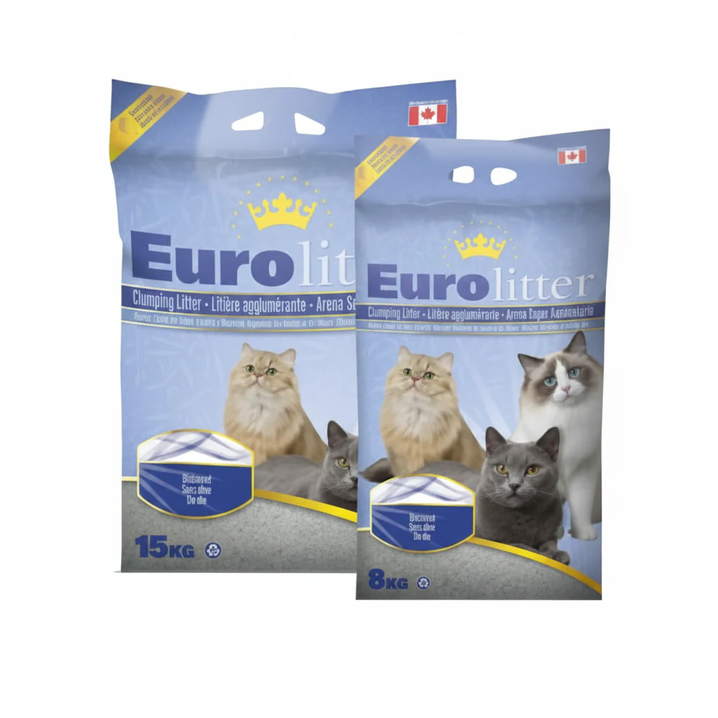 Eurolitter Premium Cat Litter – Unscented - 15KG
