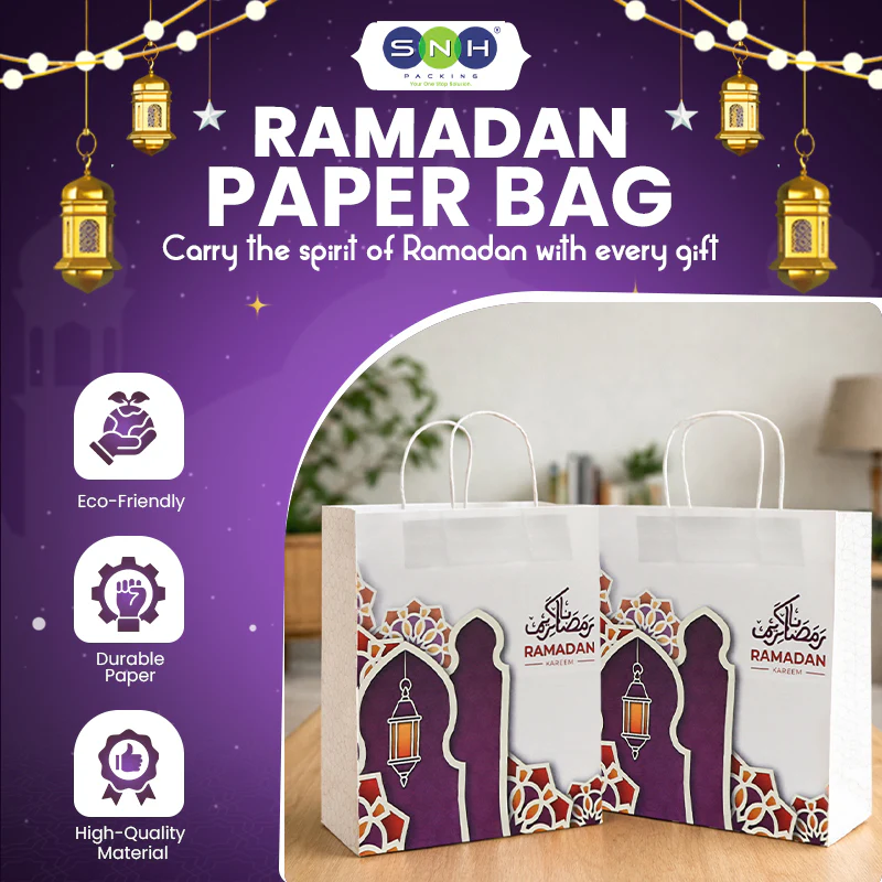Festive Ramadan Kareem Gift Paper Bags - Image 3