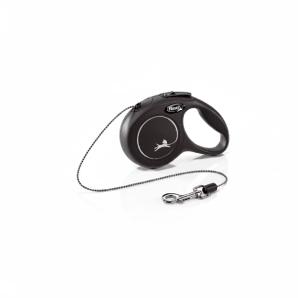 FLEXI New Classic Cord Black, XSmall, 3 m