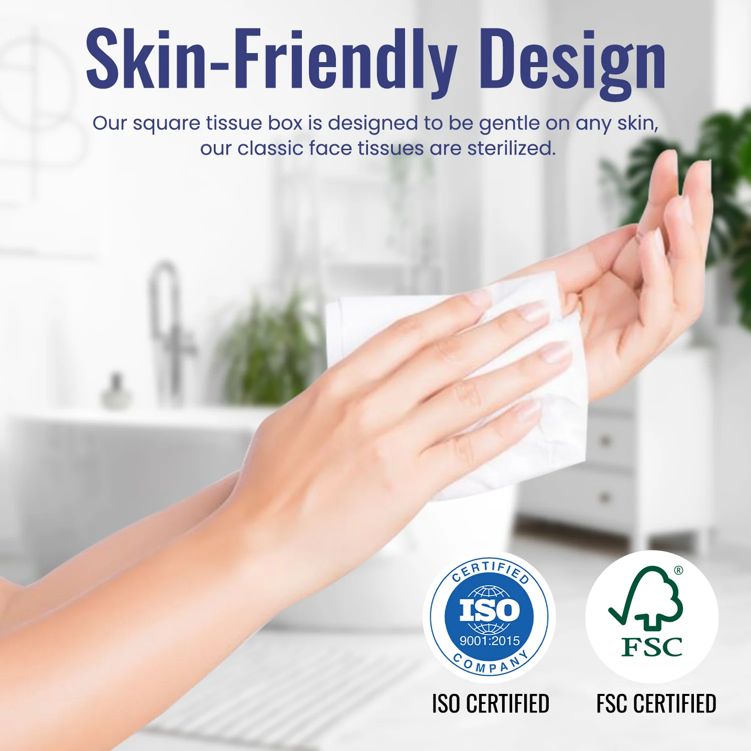 Fresh Facial Tissue  150 Sheets  Soft & Hygienic 2Ply - Image 5