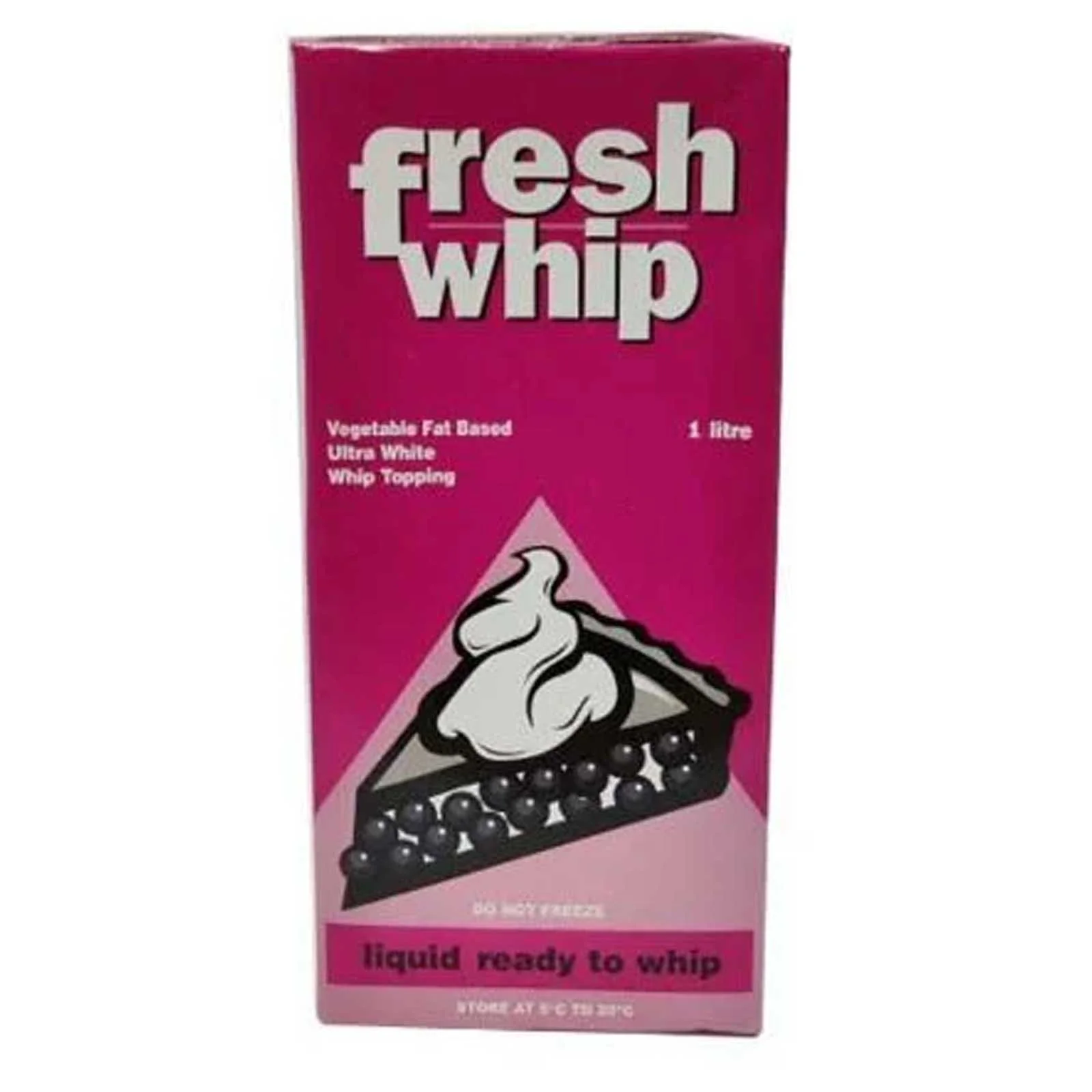Fresh Whip Topping Cream Vegetable Fat Base  1LTR