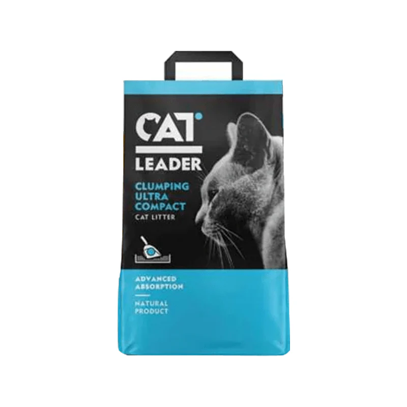 Geohellas Cat Leader Clumping Ultra Compact Cat Litter[Flavor - Baby Powder, Weight - 5kg]