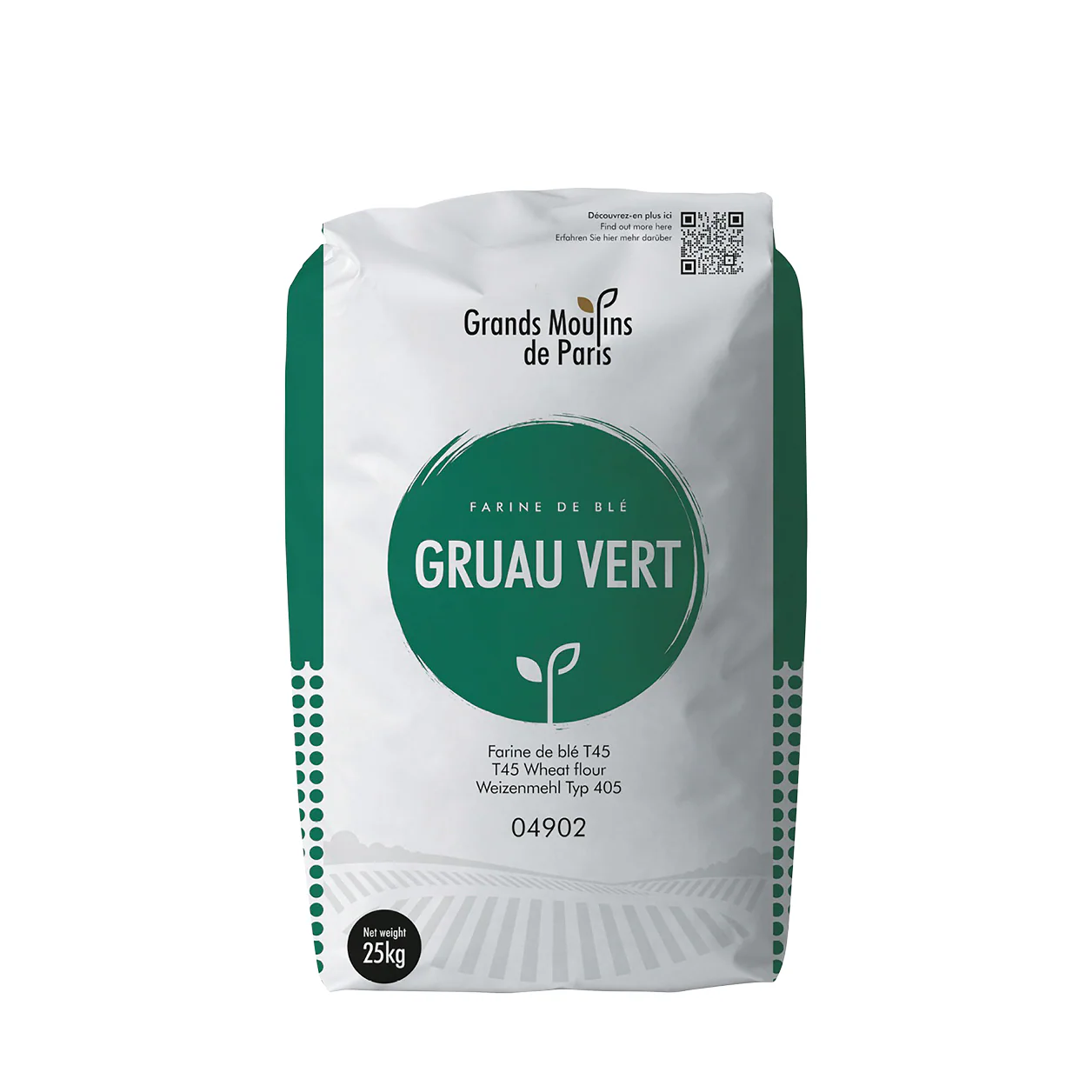 Grands Moulins de Paris T45 Gruau Vert Wheat Flour 25KG
