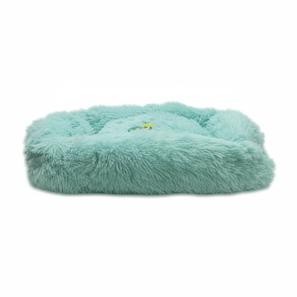Grizzly Square Bed Blue - 66 x 56 x 18cm - Medium