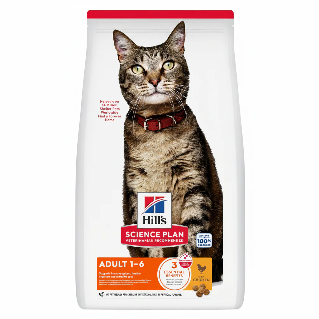 Hill’s Science Plan Adult Cat Food With Chicken (1.5kg)