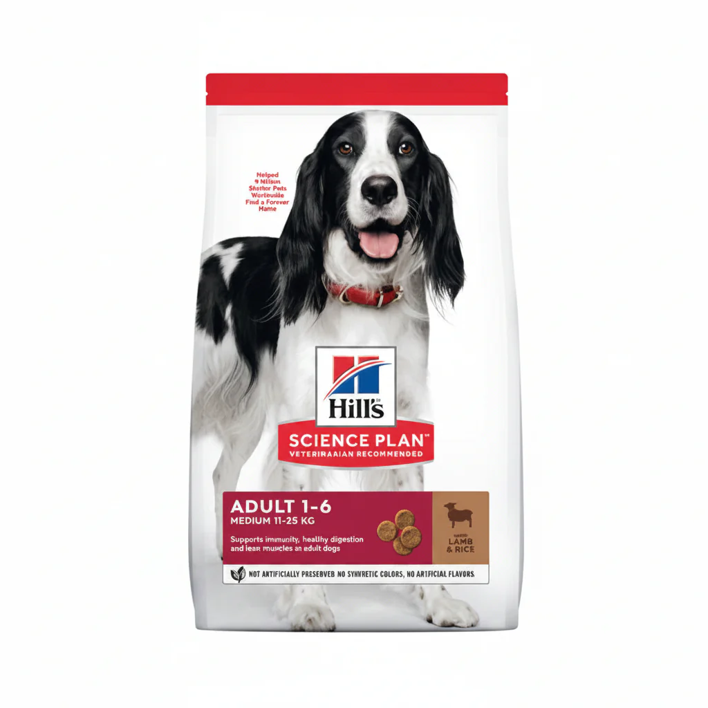 Hill’s Science Plan Medium Adult Dog Food With Lamb & Rice (2.5kg)