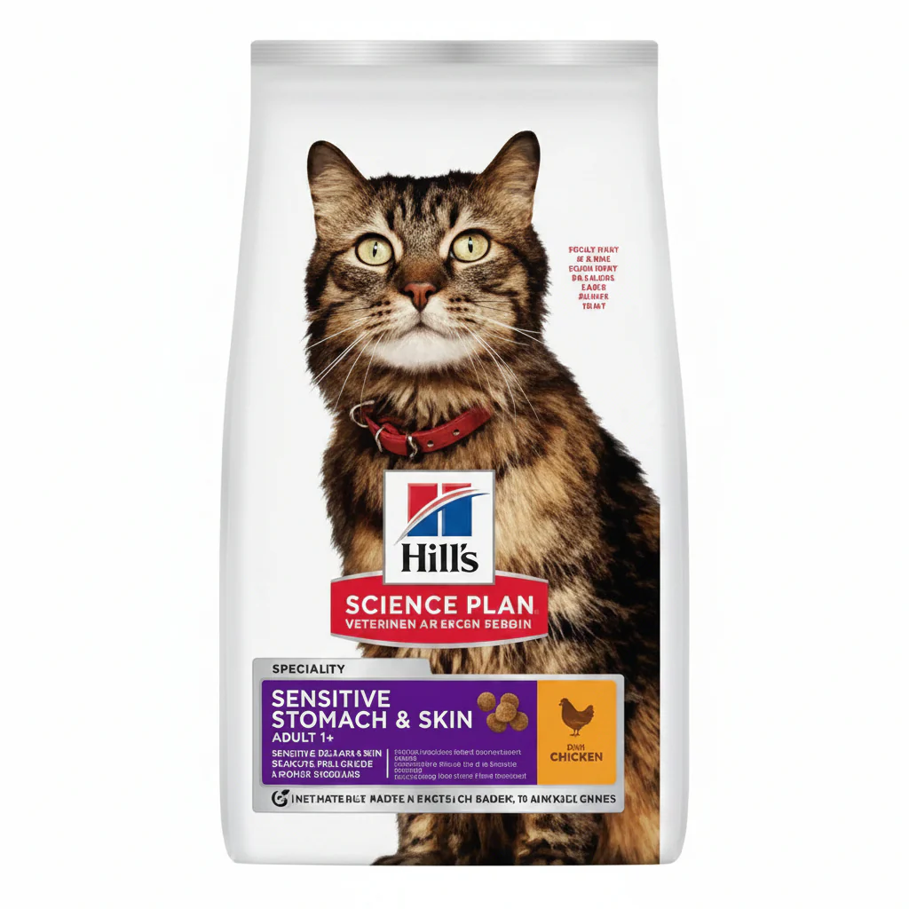 Hill’s Science Plan Sensitive Stomach & Skin Adult Cat Food With Chicken (1.5kg)