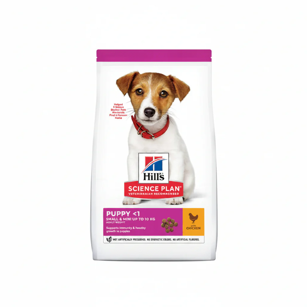 Hill’s Science Plan Small & Mini Puppy Food With Chicken (1.5kg)