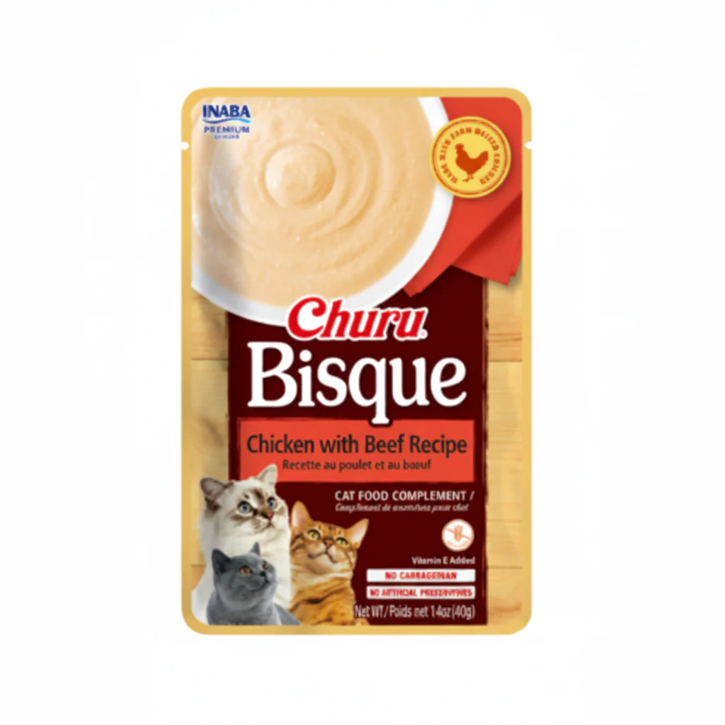 Inaba Churu Bisque Chicken with Beef Recipe 40G