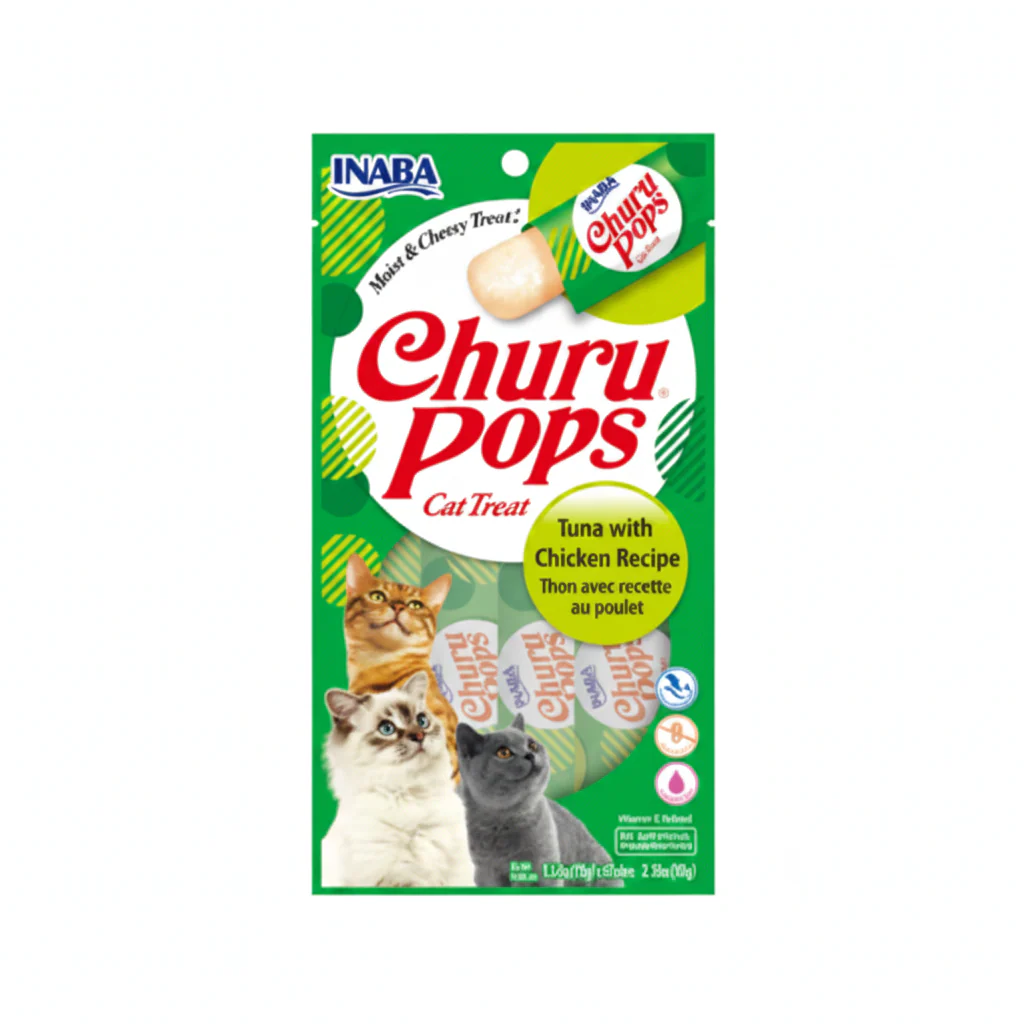 Inaba Churu Pops Tuna with Chicken 4PCS/PK - 60g