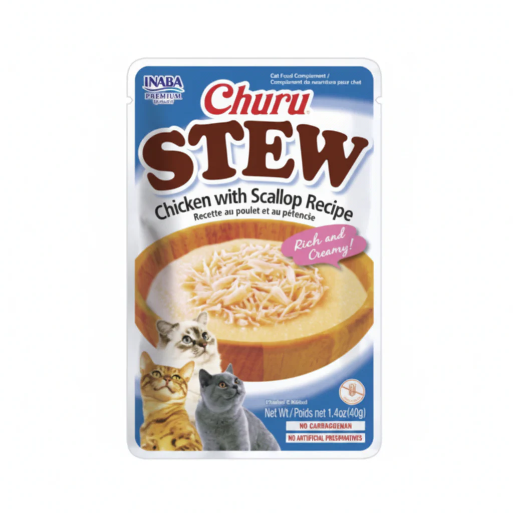 Inaba Churu Stew Chicken with Scallop Recipe 40G