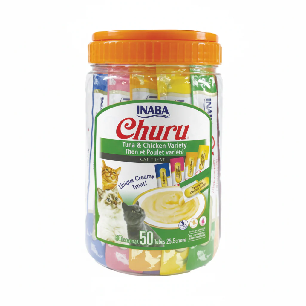 Inaba Churu Tuna & Chicken Varieties 50PCS/PK - 700g