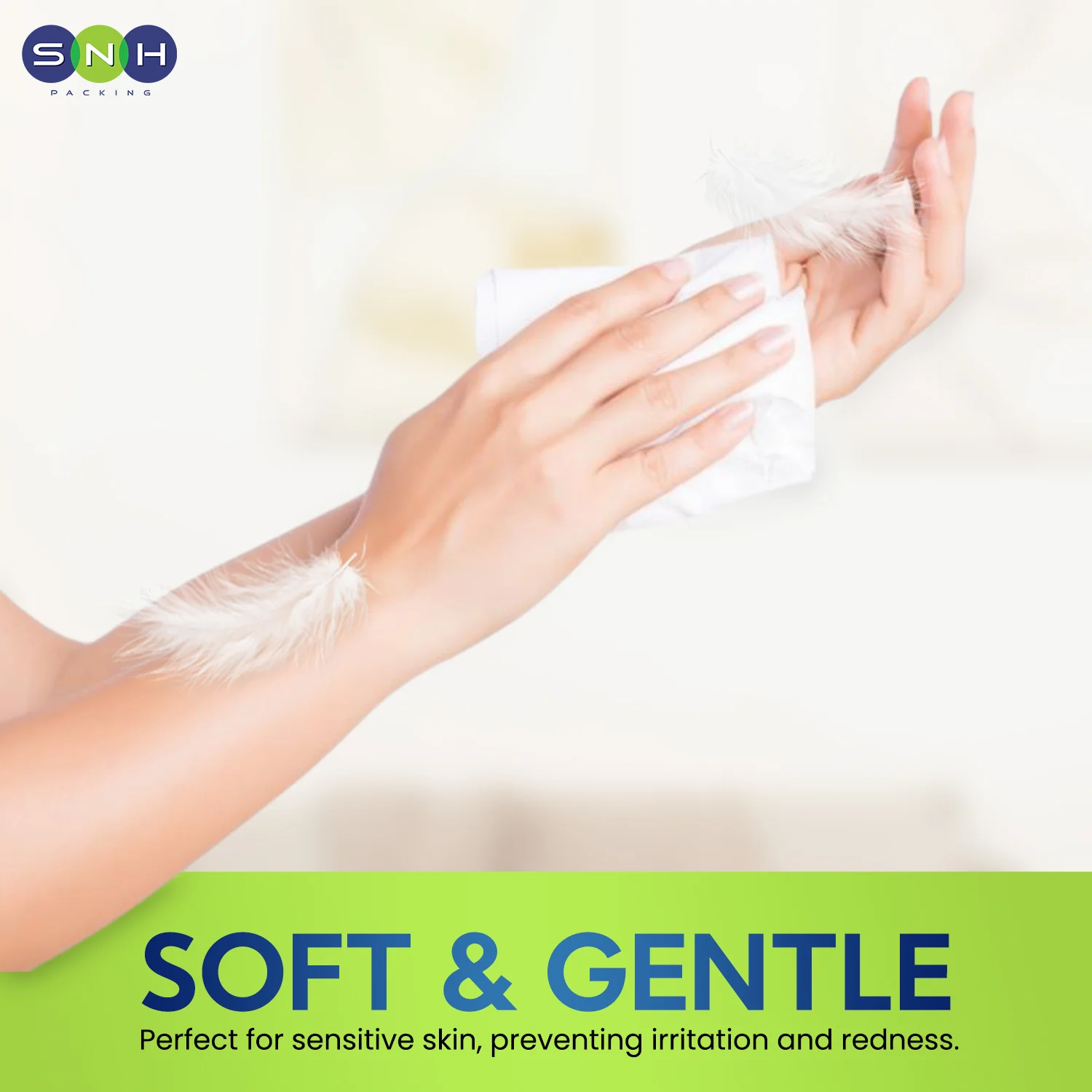 Interfold Tissue  1 Ply 150 Sheets Soft & Absorbent - Image 5