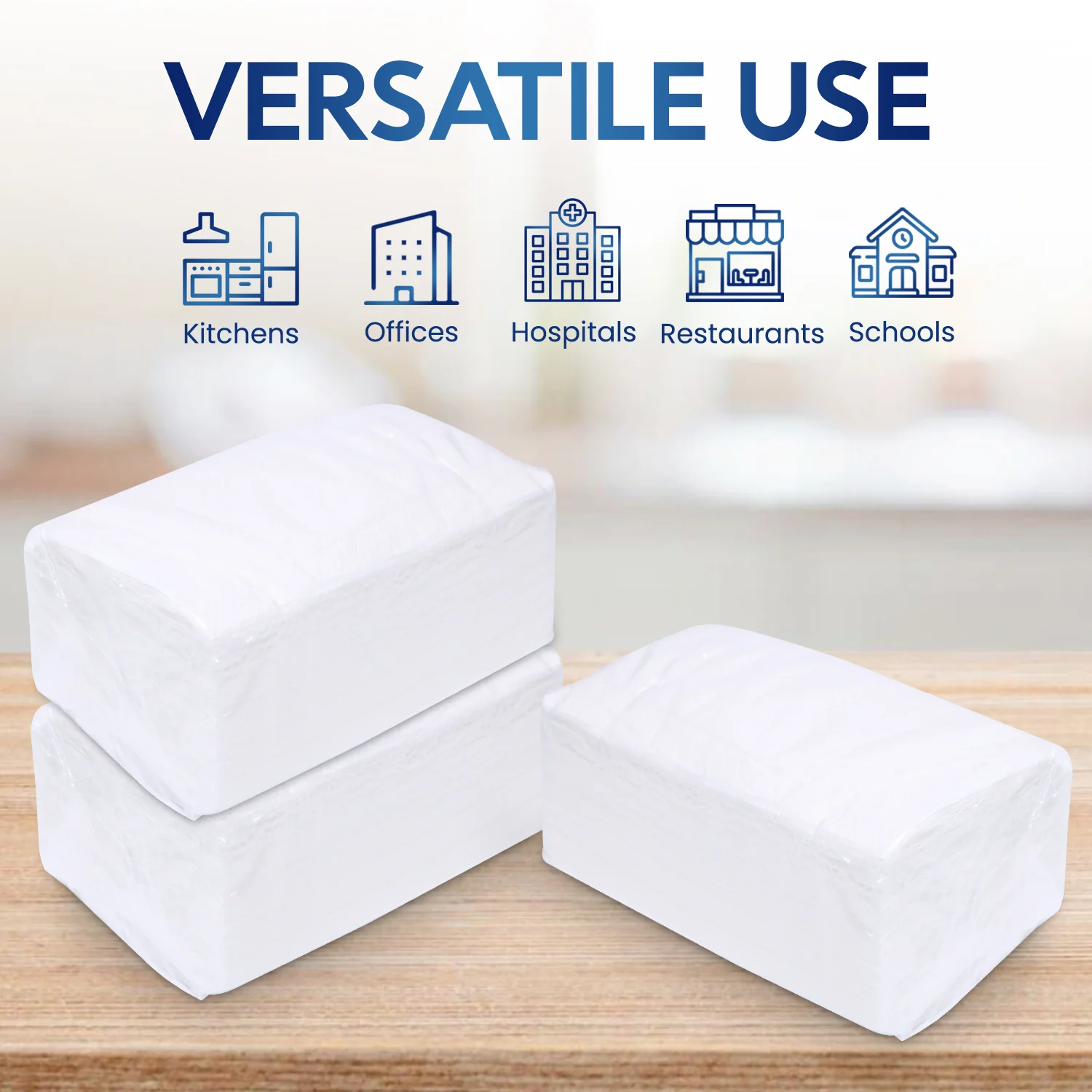 Interfold Tissue  1 Ply 150 Sheets Soft & Absorbent - Image 6
