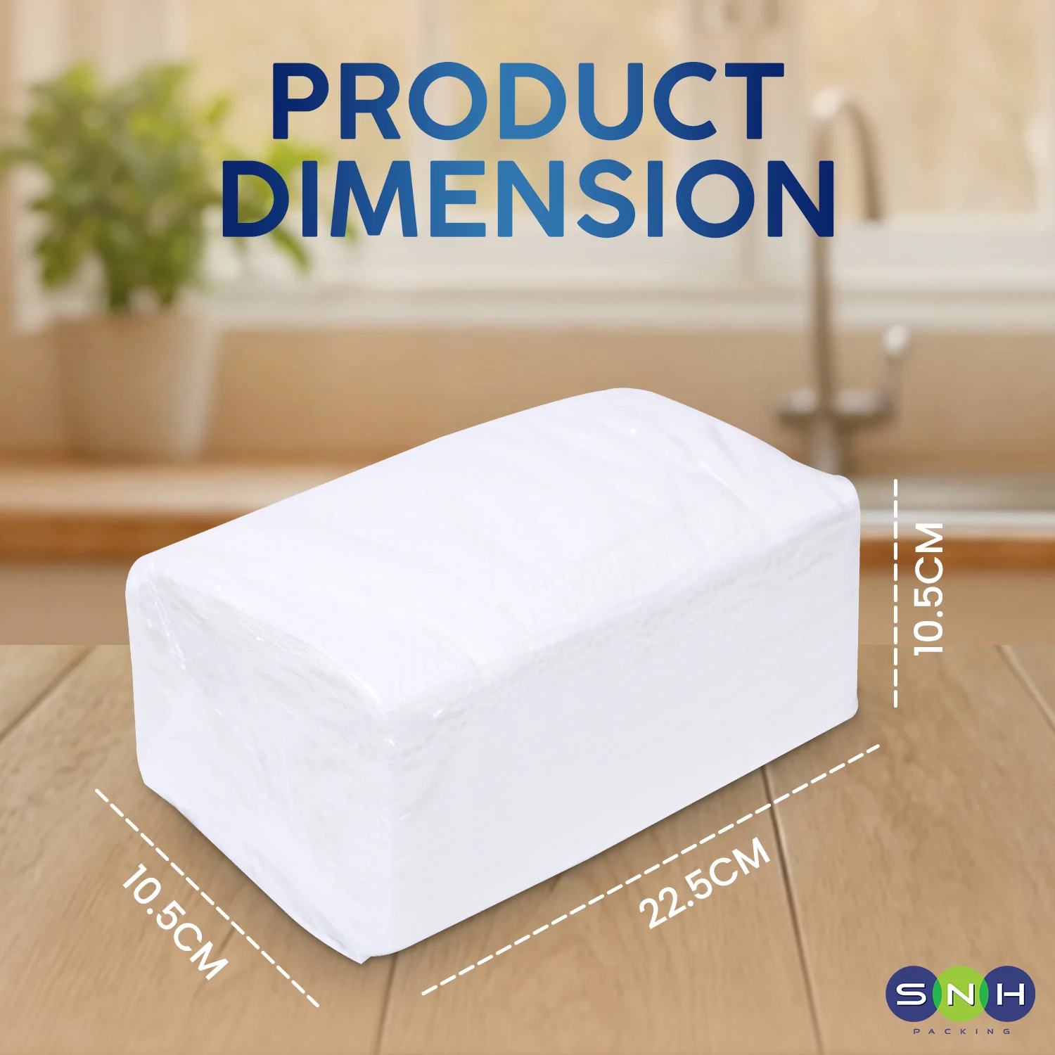 Interfold Tissue  1 Ply 150 Sheets Soft & Absorbent - Image 8
