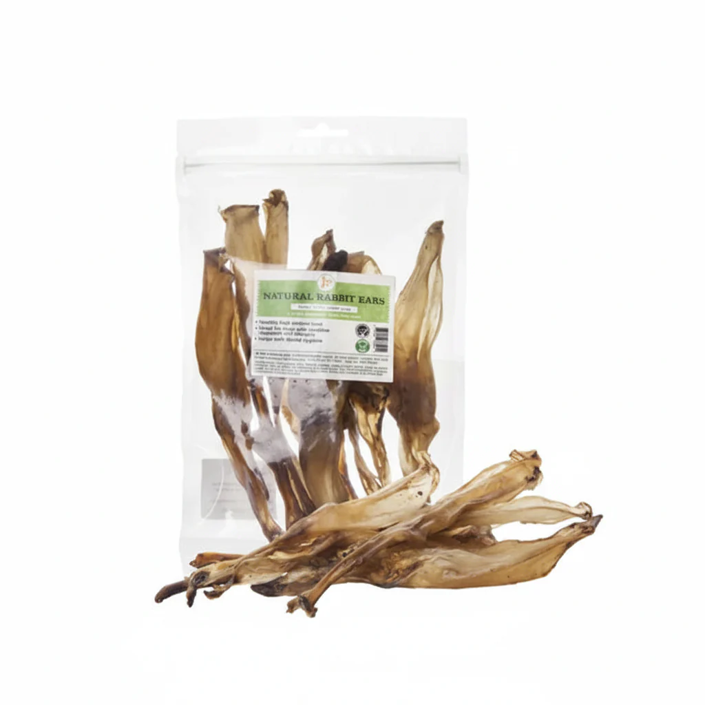 JR Natural Rabbit Ear Dog Treats 100 g