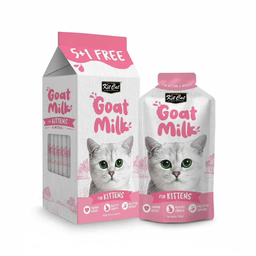 Kit Cat Goat Milk For Kittens 300ml ( 6 X 50ml )