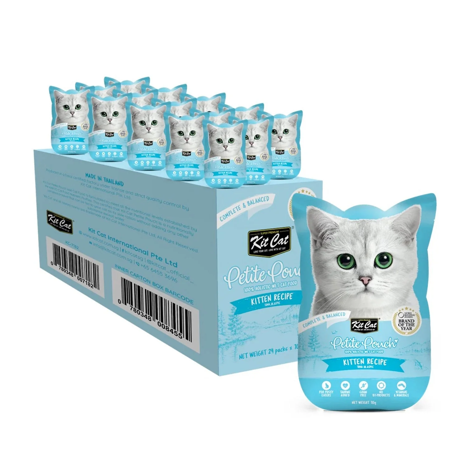 Kit Cat Petite Pouch 70g Kitten Tuna