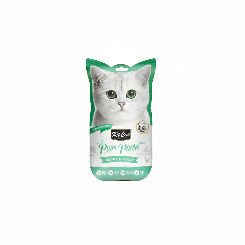 Kit Cat Purr Puree Chicken & Scallop