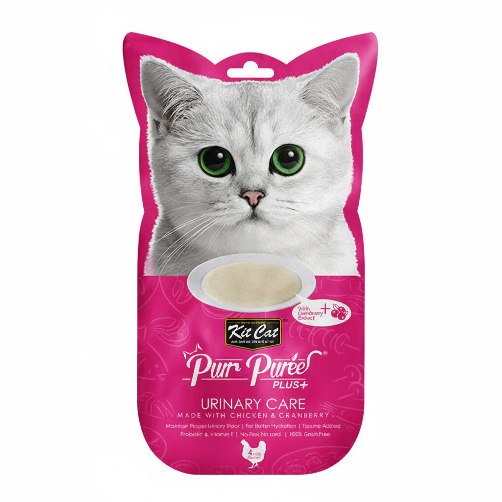 Kit Cat Purr Puree Plus+ Chicken & Cranberry (Urinary Care)