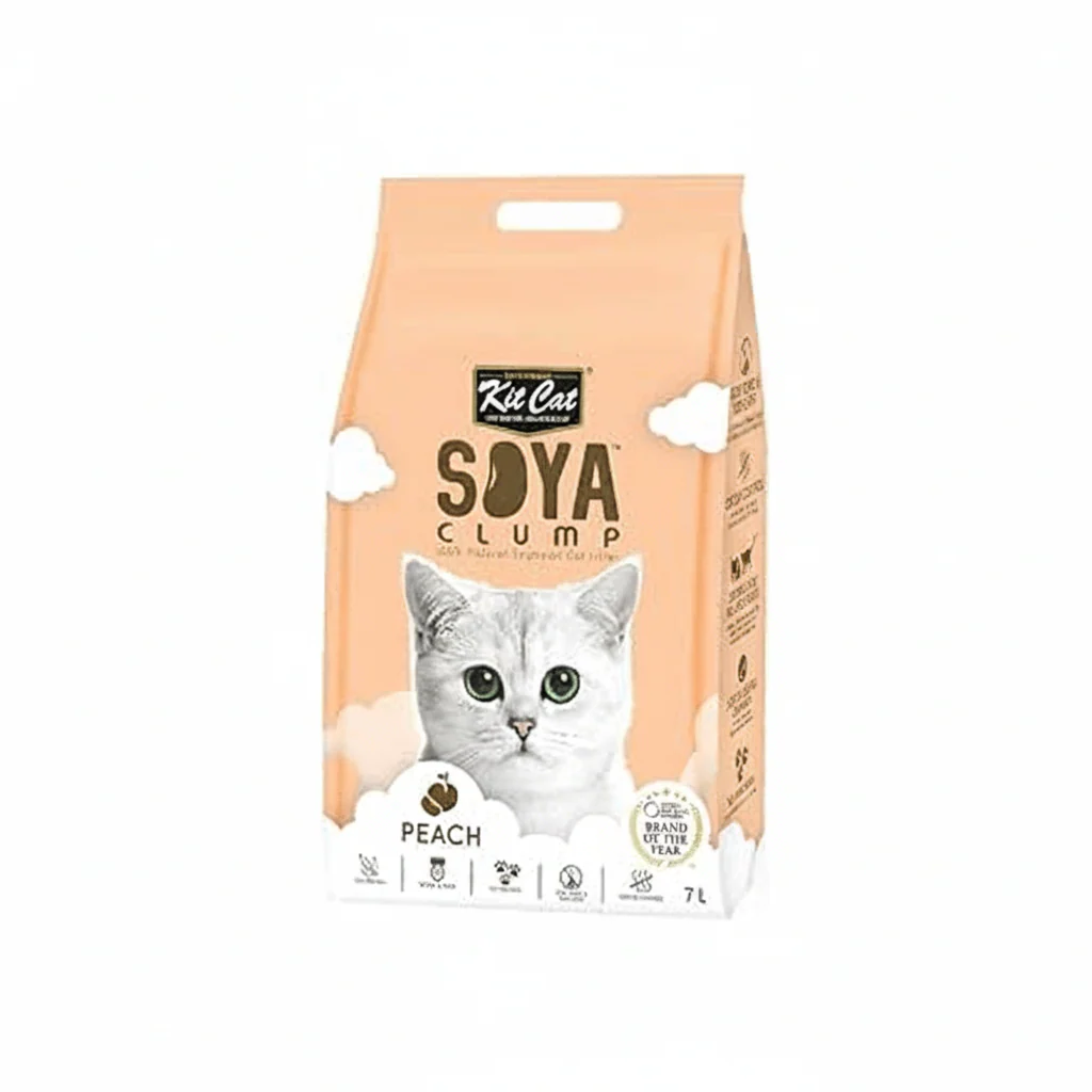 Kit Cat SoyaClump Soyabean Litter Peach 7L