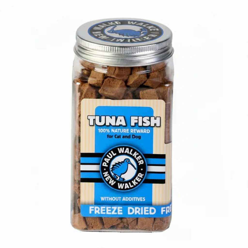 KIWI WALKER Freeze Dried Grain Free Snack Tuna Cubes Dog & Cat Treats 85G
