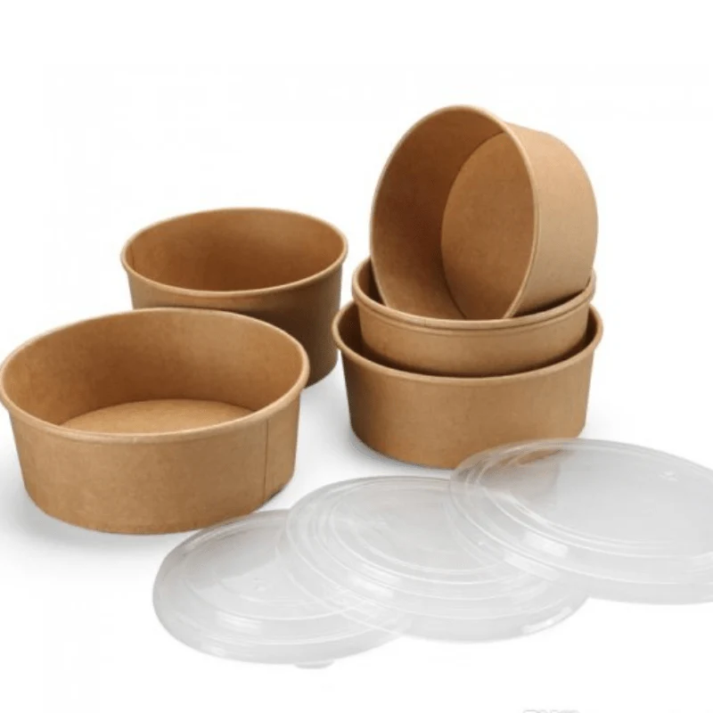 Kraft Salad Bowls  Brown Kraft Disposable Food Bowls