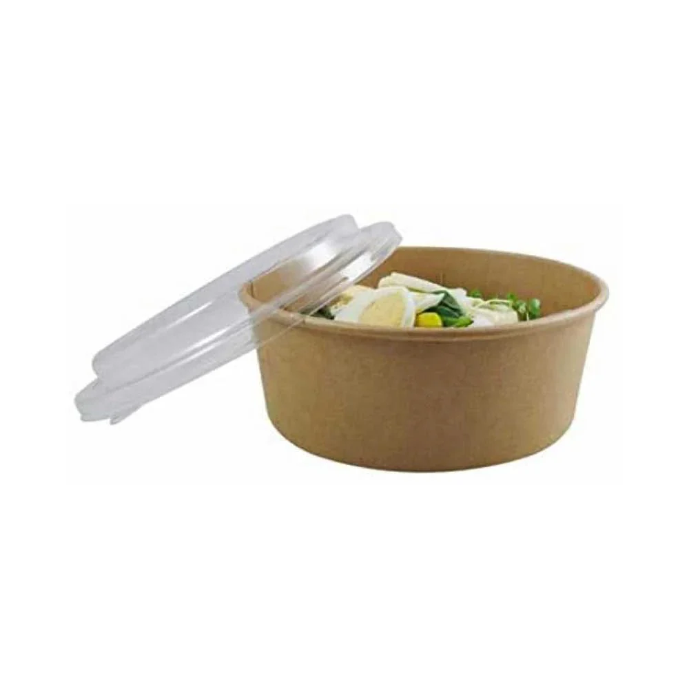 Kraft Salad Bowls  Brown Kraft Disposable Food Bowls - Image 4
