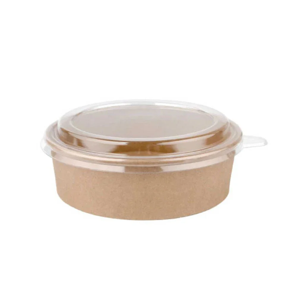 Kraft Salad Bowls  Brown Kraft Disposable Food Bowls - Image 6