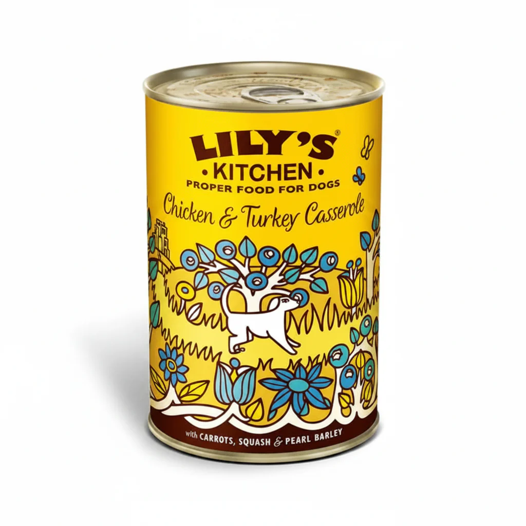 Lily's Kitchen Chicken & Turkey Casserole Wet Dog Food - 400G