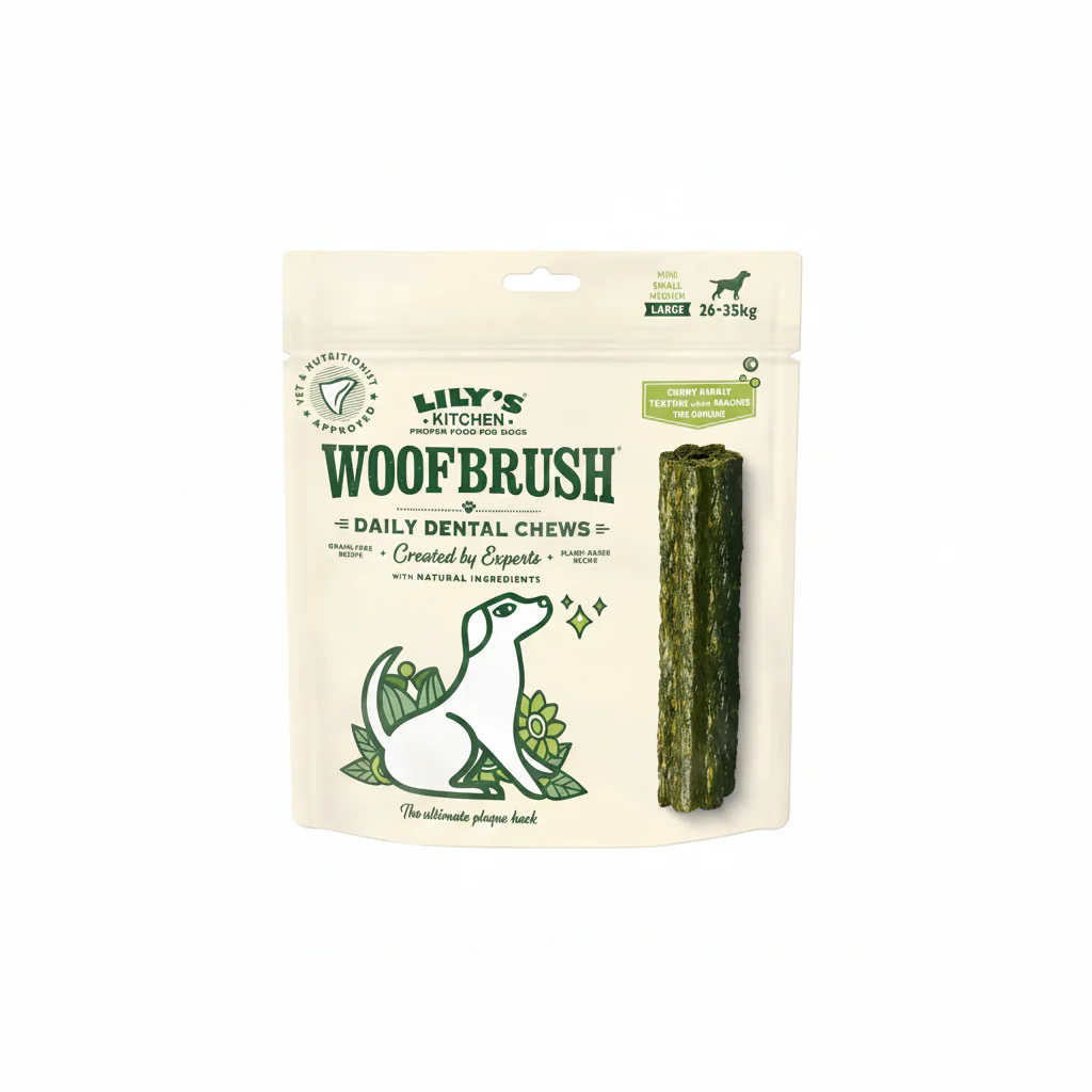 Lily's Kitchen Woofbrush Dental Dog Chews Bulk Pack - LARGE