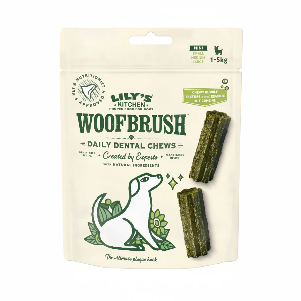 Lily's Kitchen Woofbrush Dental Dog Chews Bulk Pack - MINI