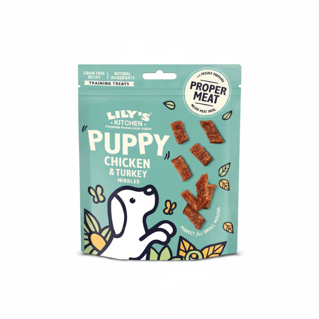 Lily's Kitchen Chicken & Turkey Nibbles Puppy Treats 70G
