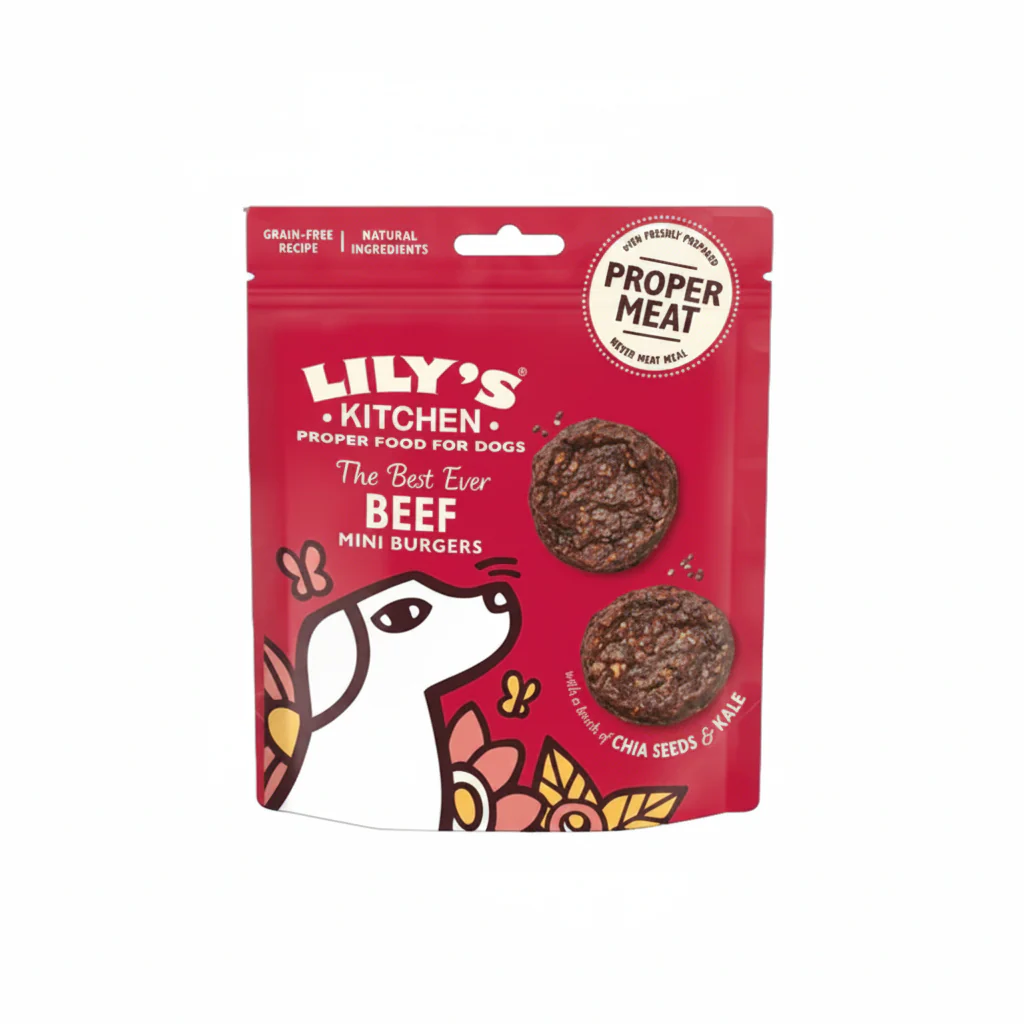 Lily's Kitchen The Best Ever Beef Mini Burgers Dog Treats 70G