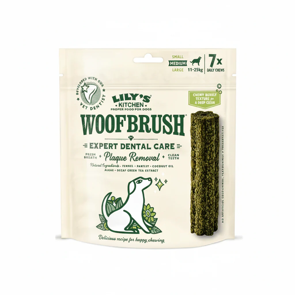 Lily's Kitchen Woofbrush Dental Dog Chews Bulk Pack Medium