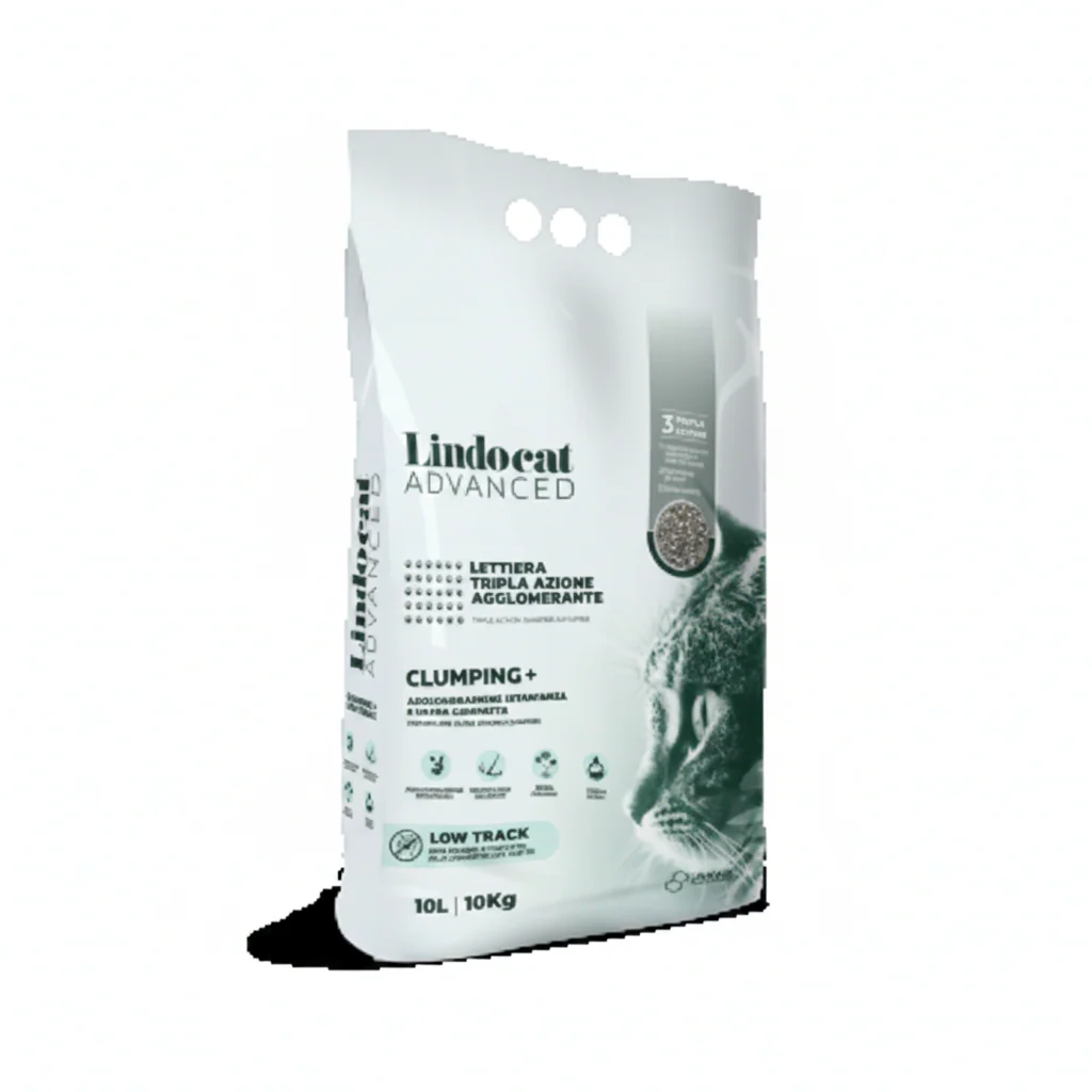 Lindocat Natural Bentonite Advanced Clumping + Low Track (Fragrance-free) 10 L