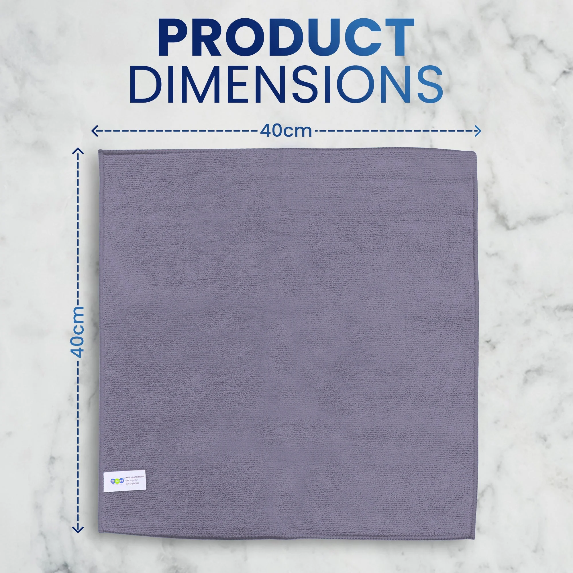 Microfiber Cleaning Cloth  5 PCS PKT | 40x40 cm - Image 11