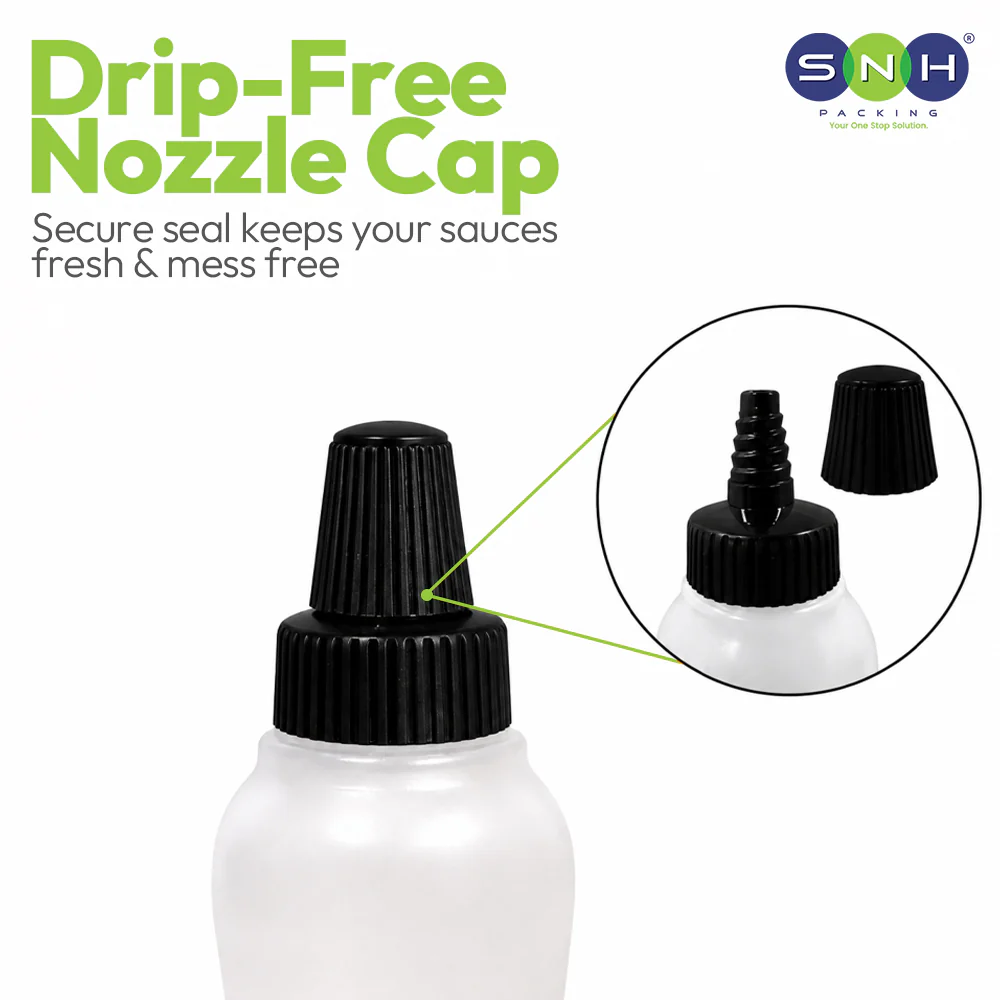 Mini Squeeze Bottles UAE - HDPE 30ml with Twist Cap for Liquids & Sauce - Image 3