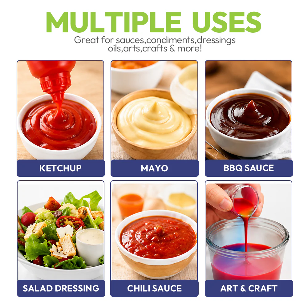 Mini Squeeze Bottles UAE - HDPE 30ml with Twist Cap for Liquids & Sauce - Image 5
