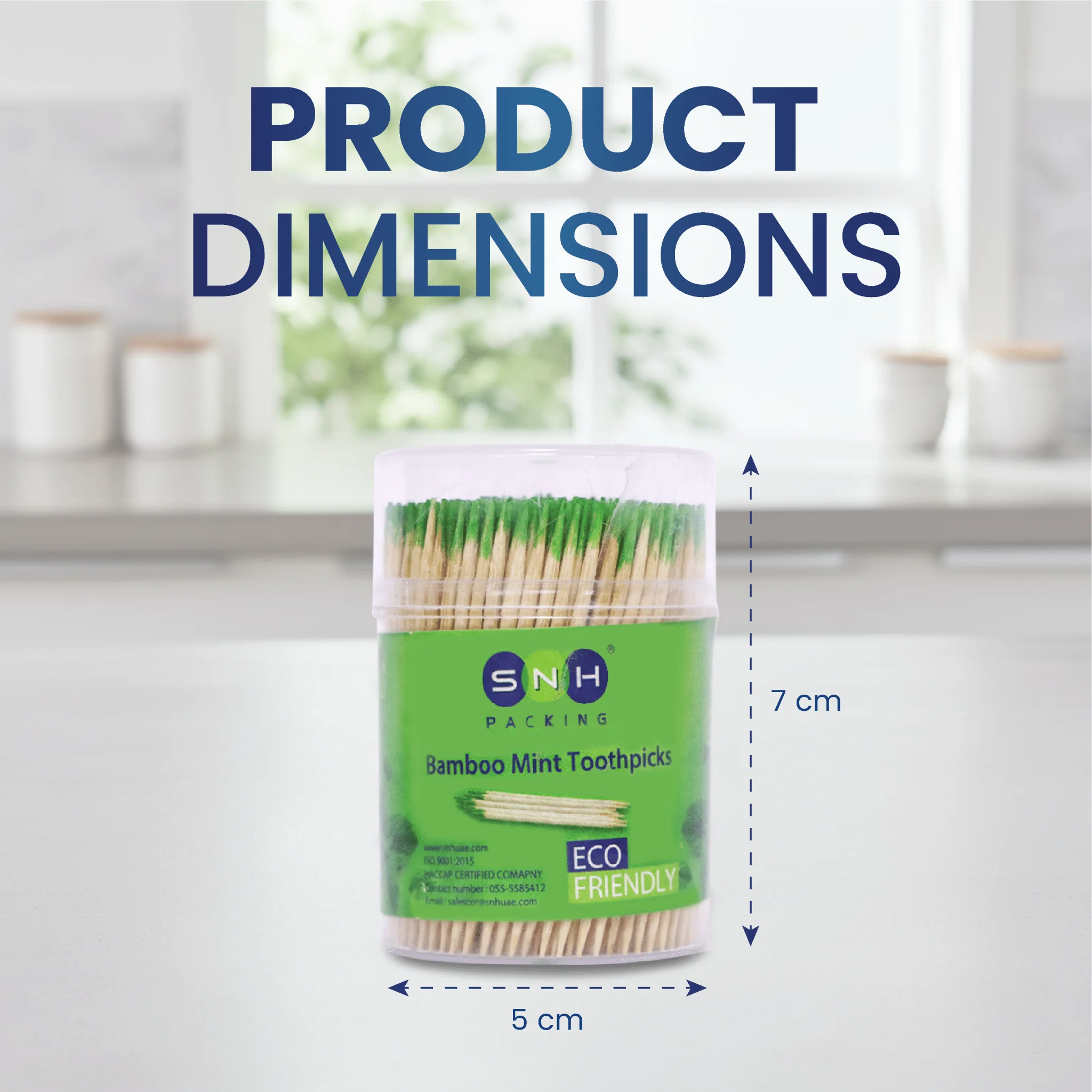 Minted Toothpicks 400 PCS Cup Pack - Image 2