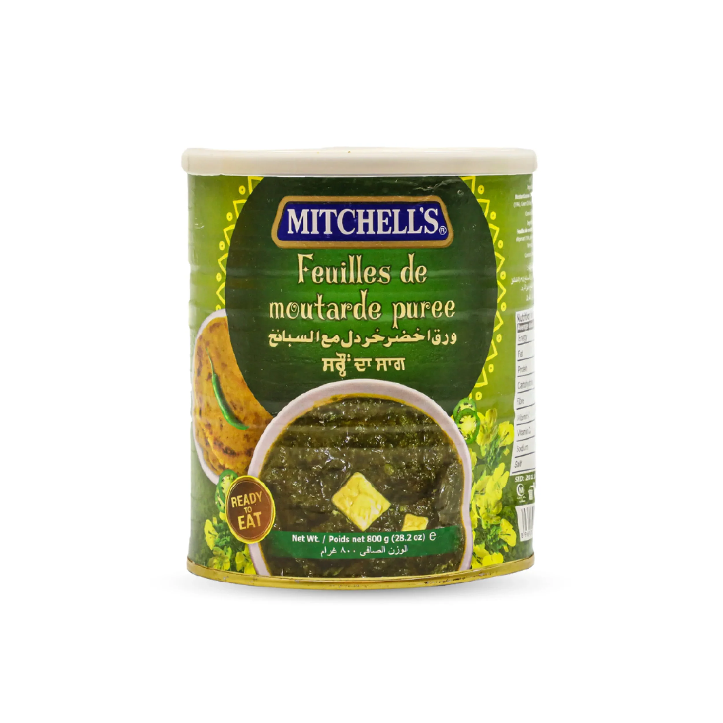 Mitchells Sarson Ka Saag 800g  Ready to Eat Traditional Mustard Greens