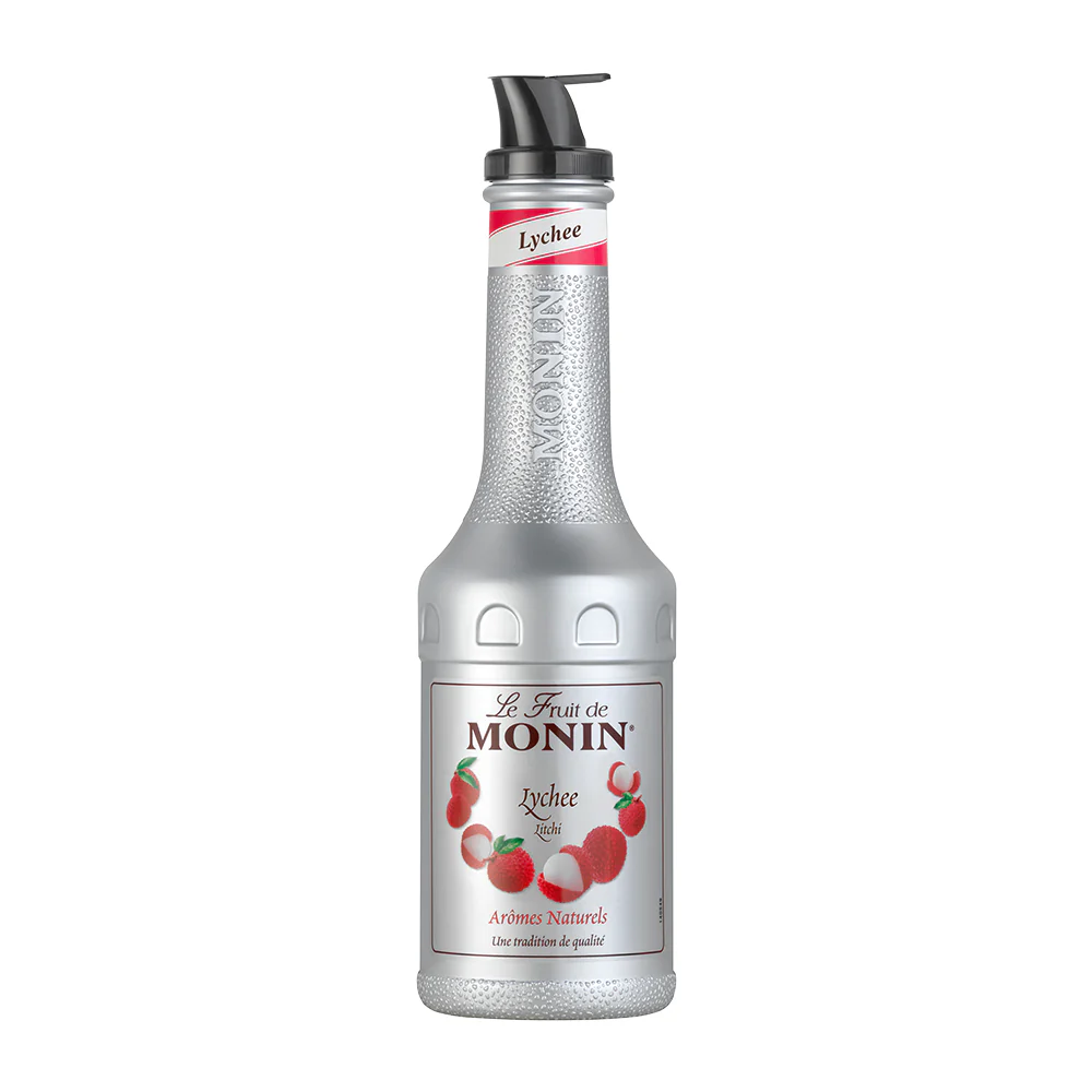 Monin Lychee Fruit Mix Puree 1 Liter