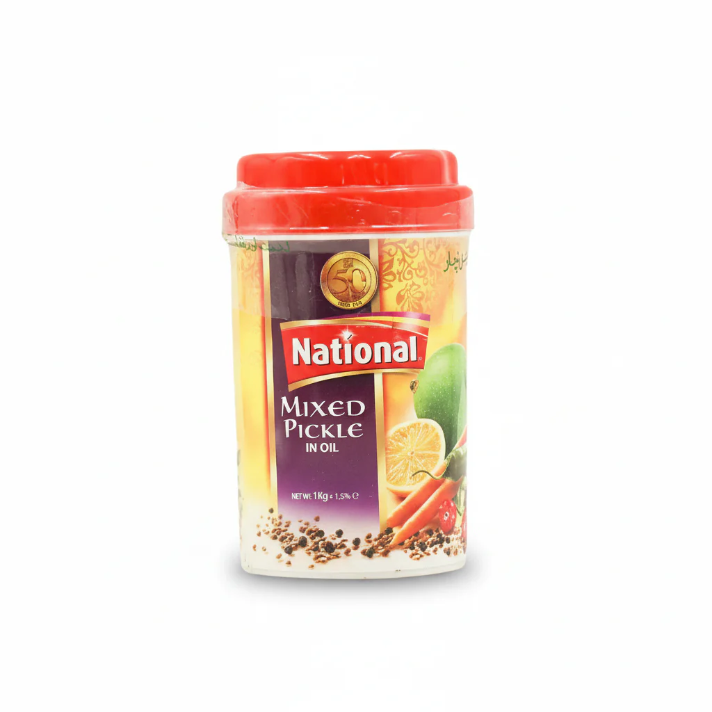 National Mixed Pickle 1kg – Traditional Spicy & Tangy Pickle