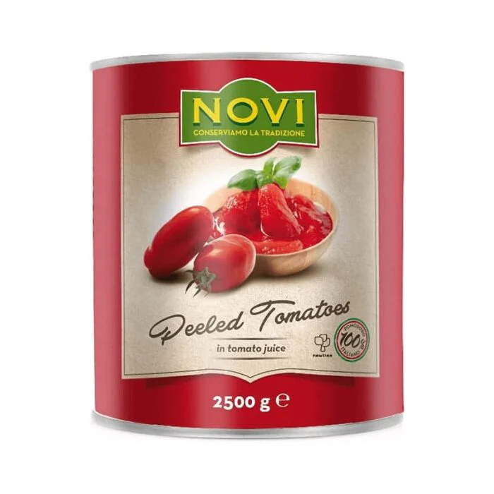 Novi Italian Peeled Tomatoes  6 x 2.25kg Cans