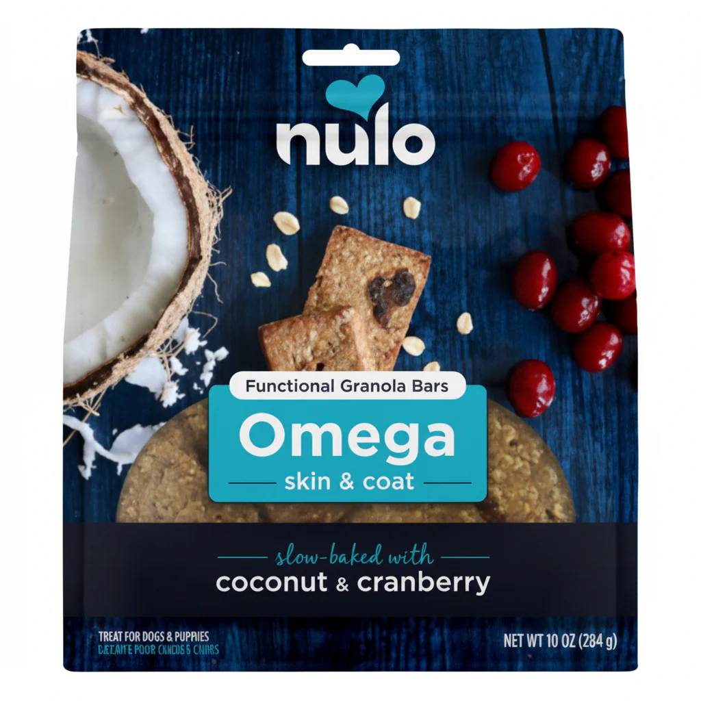Nulo Functional Granola Omega Dog Treats 10 oz