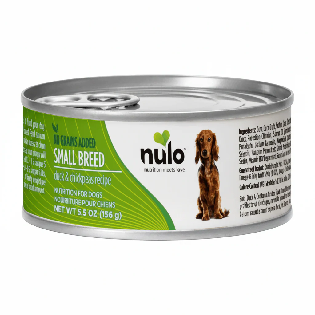 Nulo Small Breed Dog Grain-Free Duck & Chickpeas 5.5 oz Can