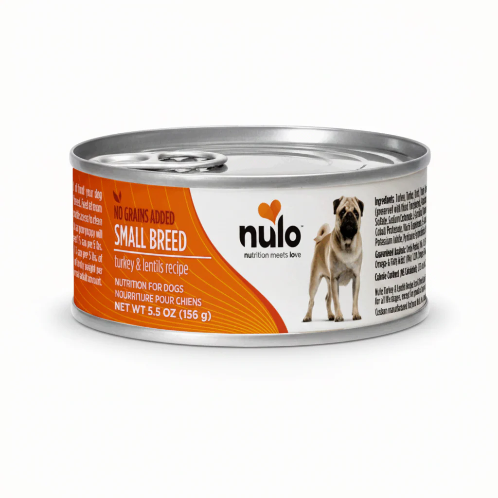 Nulo Small Breed Dog Grain-Free Turkey & Lentils 5.5 oz Can