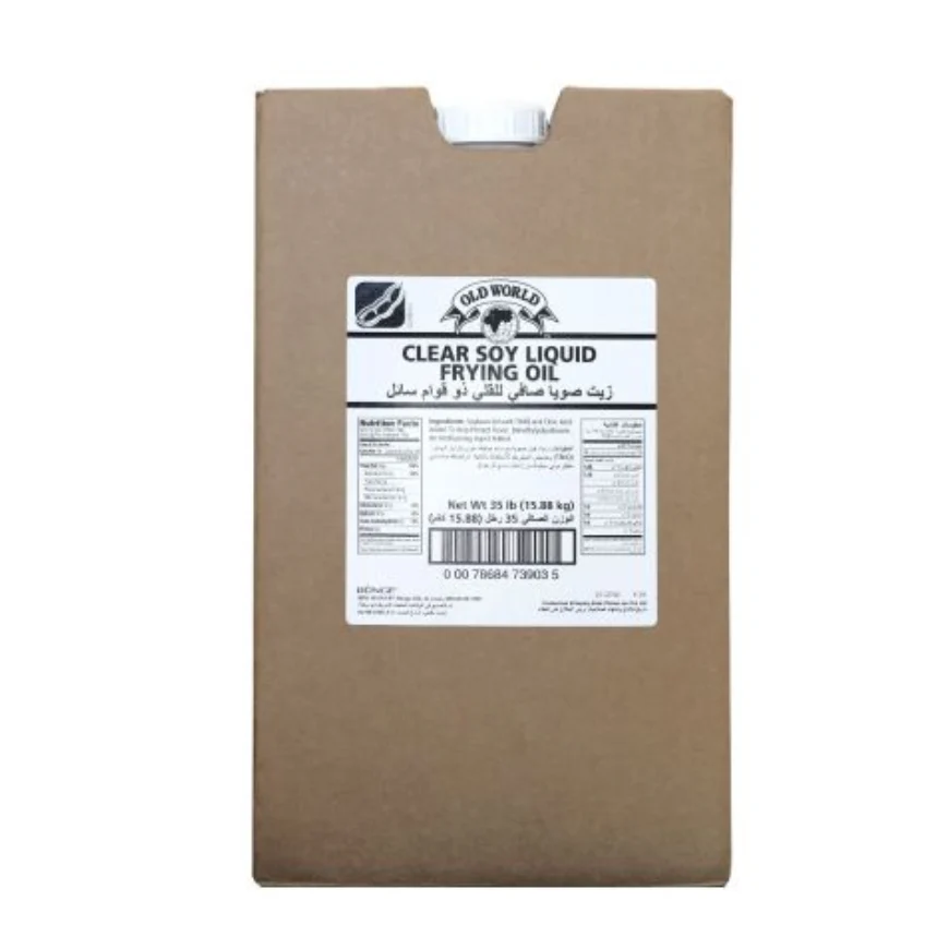 OLD WORLD CLEAR SOY LIQUID FRYING OIL 35LB