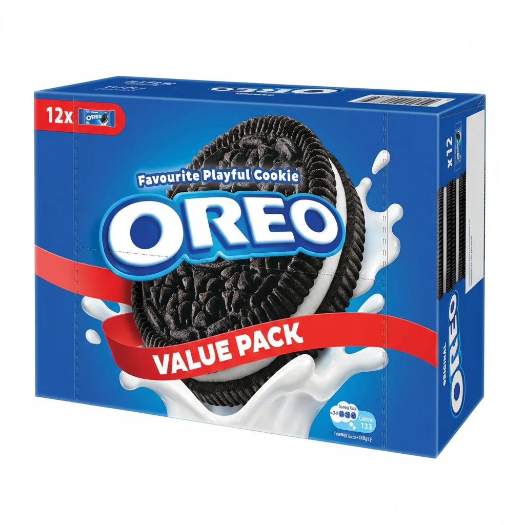 OREO COOKIE SANDWICH ORIGINAL  1PKT / 5PKT / 1 CTN (12PKT) X 12 PCS X 36.8GM