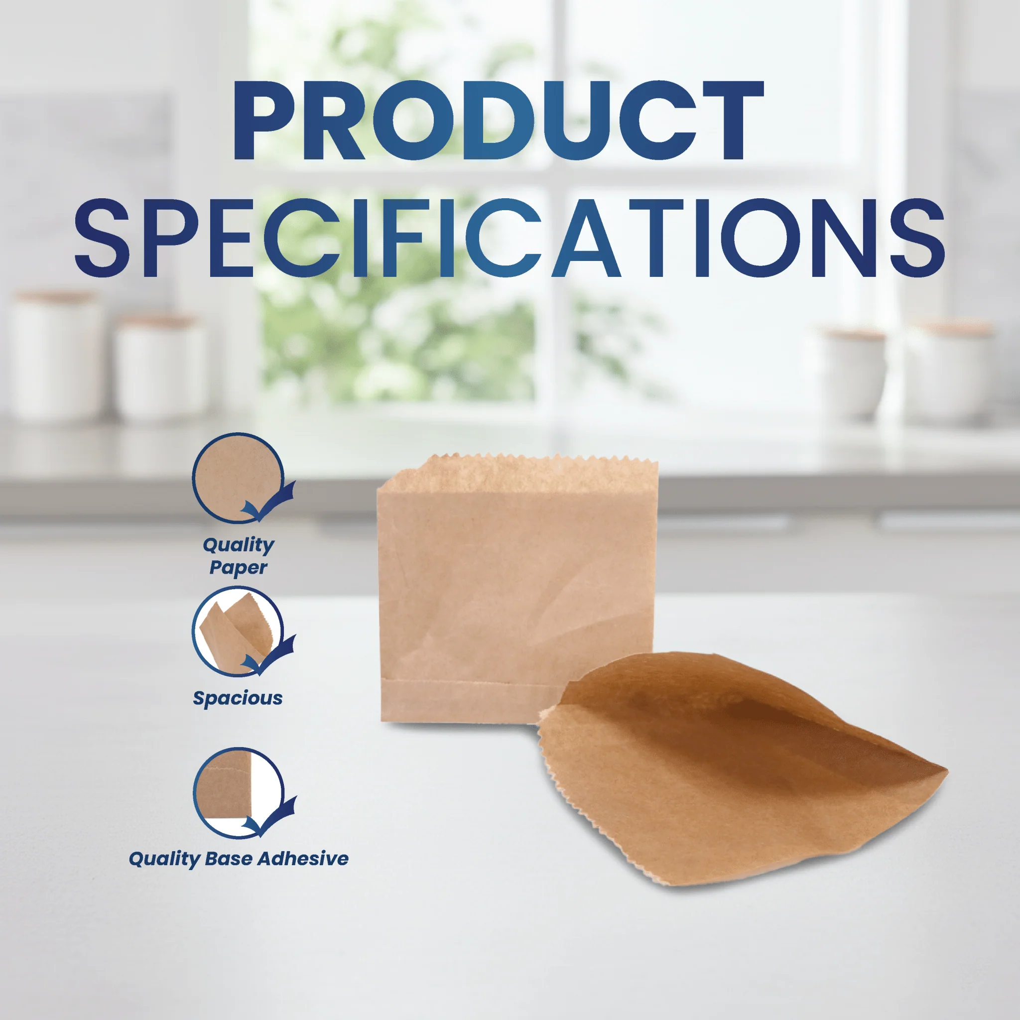 Paper Cookie Pouches Disposable Bakery & Cookie Packaging - Image 3